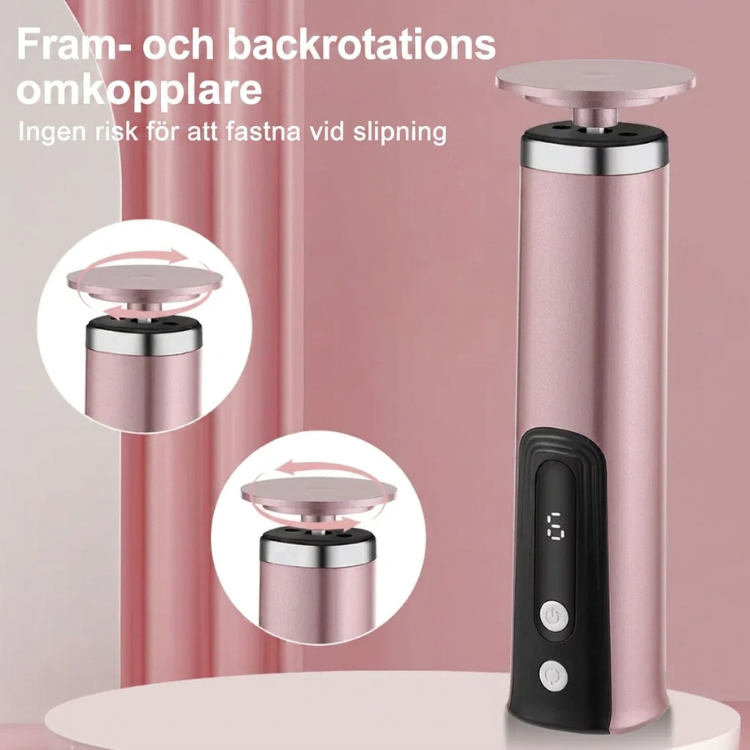 Fotfil med fram- och backrotation samt digital hastighetsdisplay
